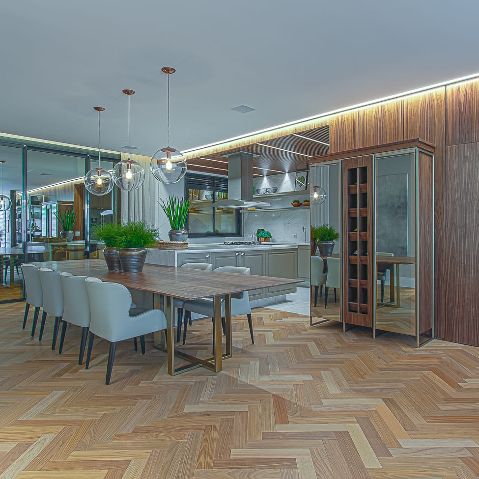 Herringbone Flooring Installation, Trianulo Flooring Manufacturer