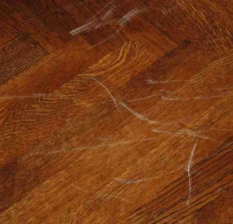 scratches on wood floor